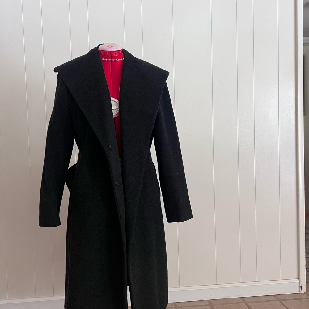 Calvin Klein Charcoal Trench Coat for Women